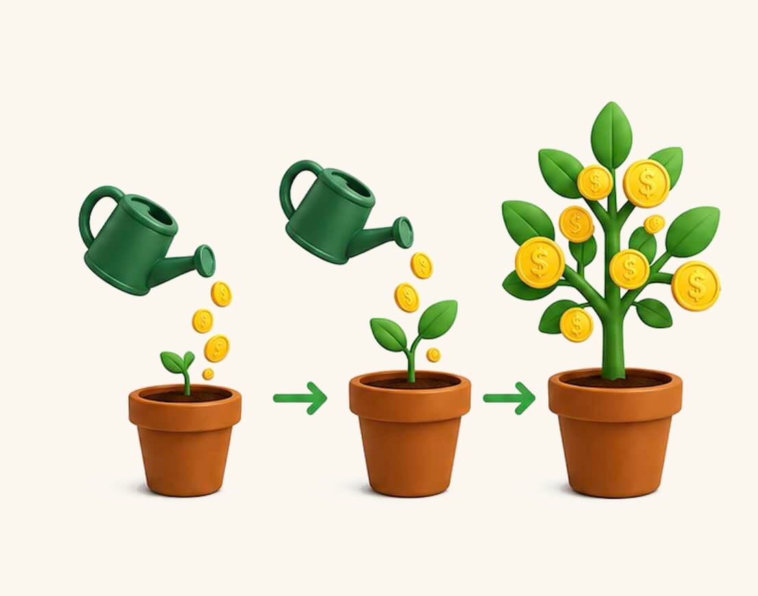 Illustration : investir chaque mois par virements réguliers (DCA)